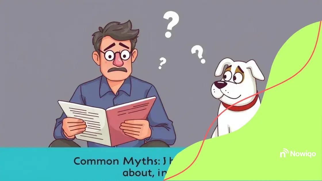 Common misconceptions about pet insurance