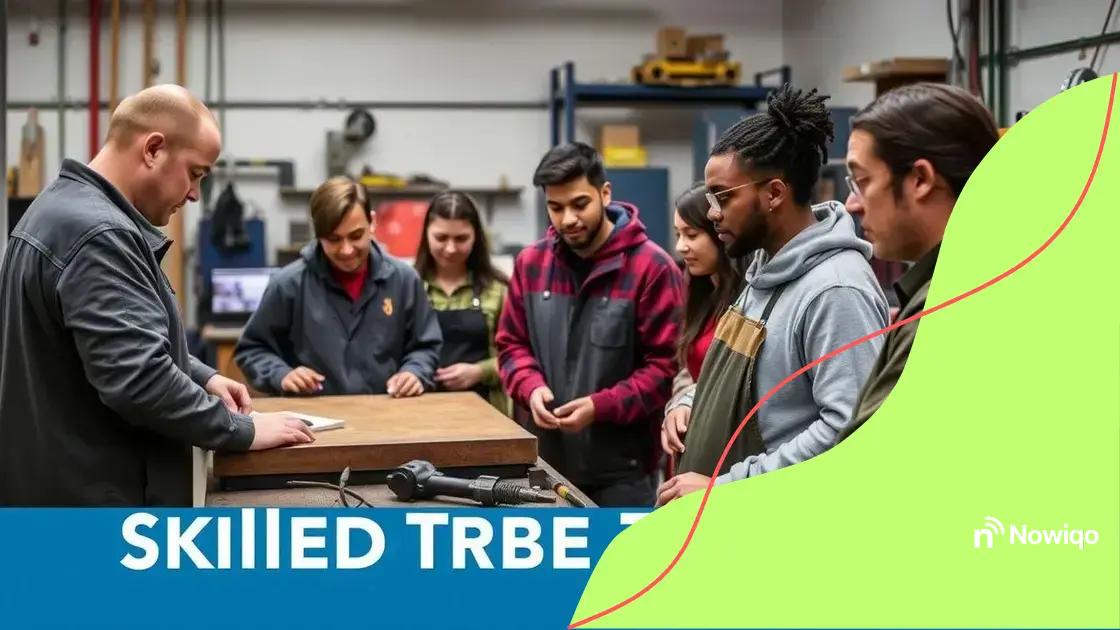 Training programs for skilled trades