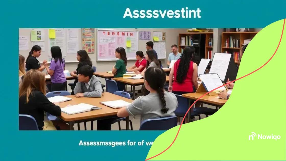Alternatives to traditional assessment methods