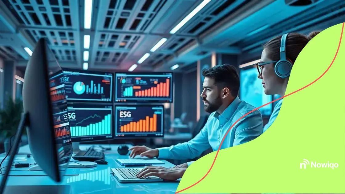 Technological advancements supporting ESG initiatives
